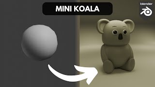 Koala Timelapse in Blender