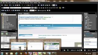 How to create a one page web site page with Microsoft web expression