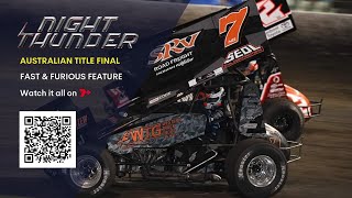 Breathtaking 2024 Australian Sprint Car Championship | Feature Race