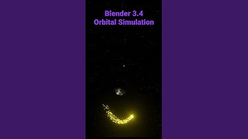 Blender 3.4 orbital simulation with geometry nodes Obeys Kepler’s laws