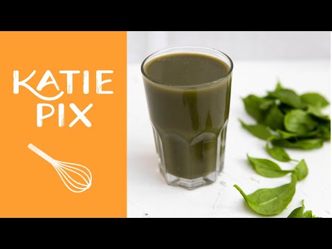 simple-green-superfood-smoothie-recipe-(that-actually-tastes-good)-|-katie-pix