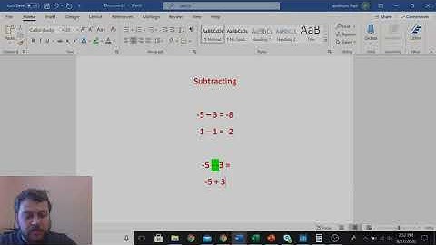 GED Math - Integers, Working with negative numbers!!!