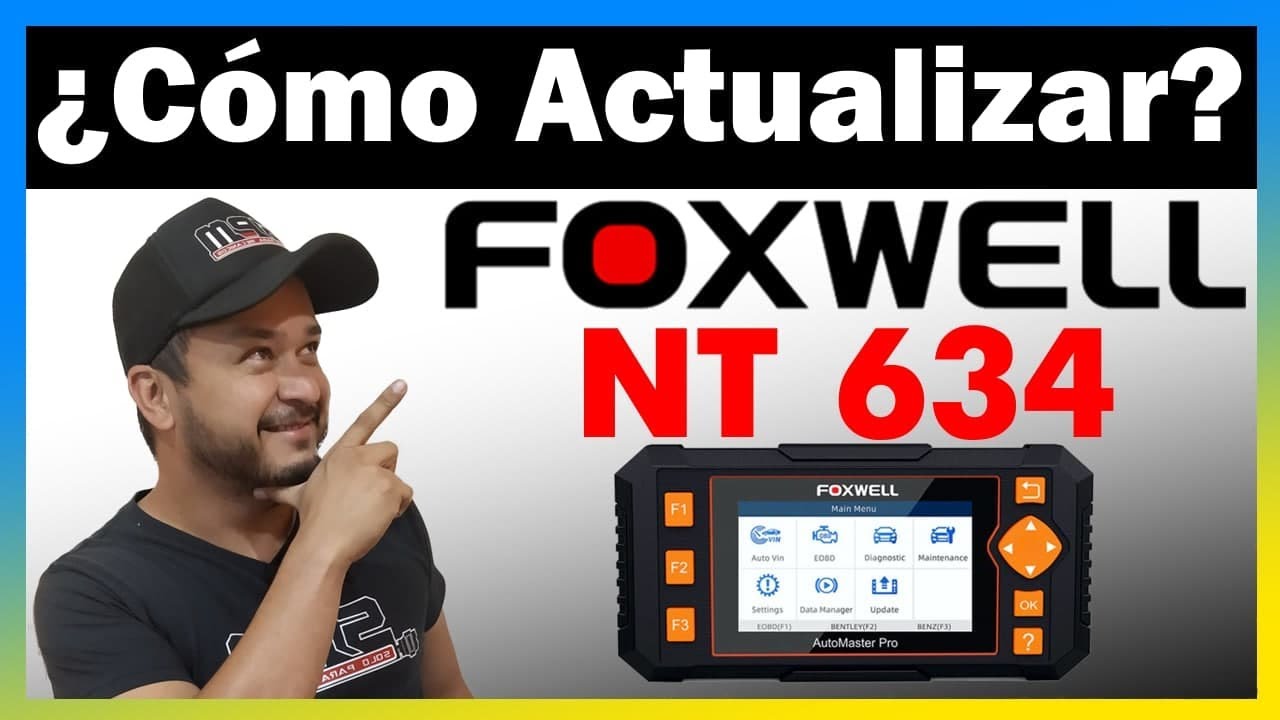 🚨🚨🔥¿Cómo actualizar el Scanner Foxwell NT634?(OBDZON)
