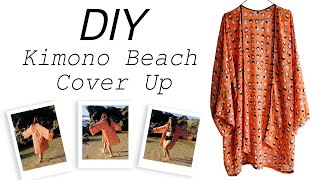 How to Sew a Kimono Beach Cover Up | DIY