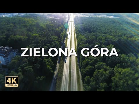 Zielona Góra z drona