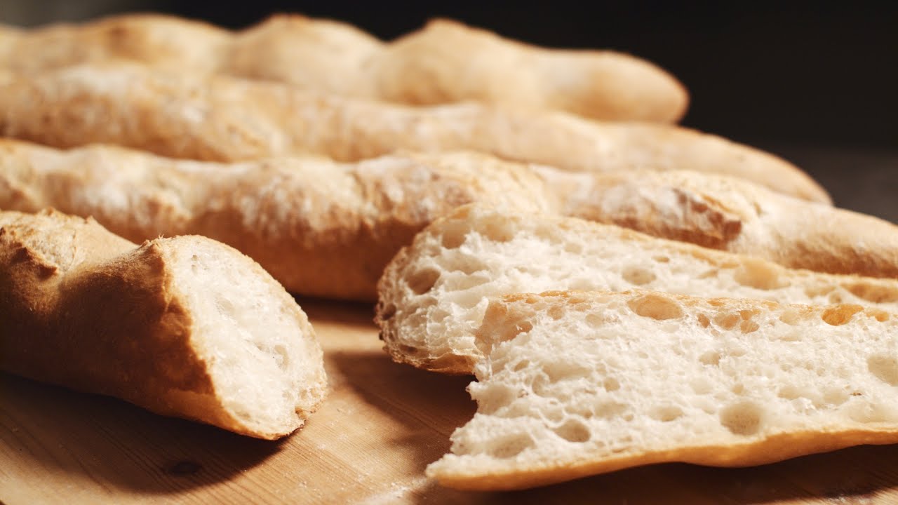 La Baguette con il metodo Poolish  [Video ricetta professionale]
