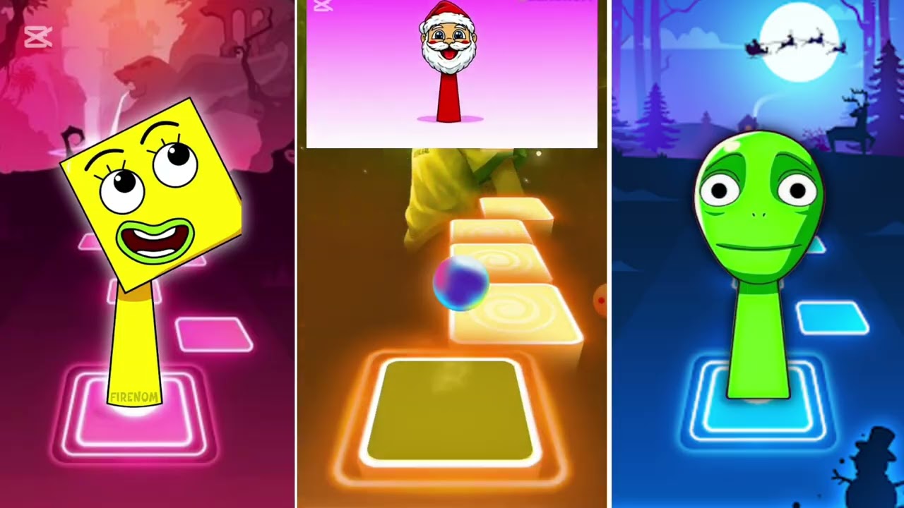 Sprunki OC Sally Square from Save The Shapes vs Goo Goo Gaga vs Dame tu Cosita x Coffin Dance