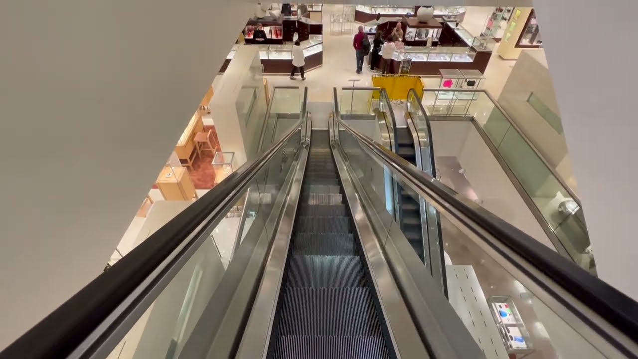 Montgomery Escalators at Neiman Marcus in Downtown San Francisco, CA