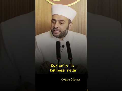 Kuran'ın ilk kelimesi ve Son kelimesinin sırrı | Halil Konakçı #shorts #islam #dinivideolar