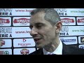 Coach Baldovin e Vedovotto dopo la vittoria su Potenza Picena