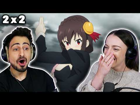 FIERCE RIVAL YUN YUN! *KONOSUBA* 2x2 REACTION!
