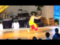 Indische tanzperformance mit narendran aus indien
