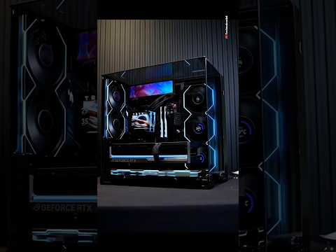 Clean & Cold🫅Gaming PC Build🙆RTX 5080 With Ryzen 7 9800X3D🌍#pcbuild #gaming #rtx #amd