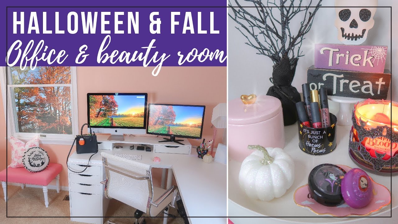 Halloween Fall Decorate With Me Halloween Beauty Room Home
