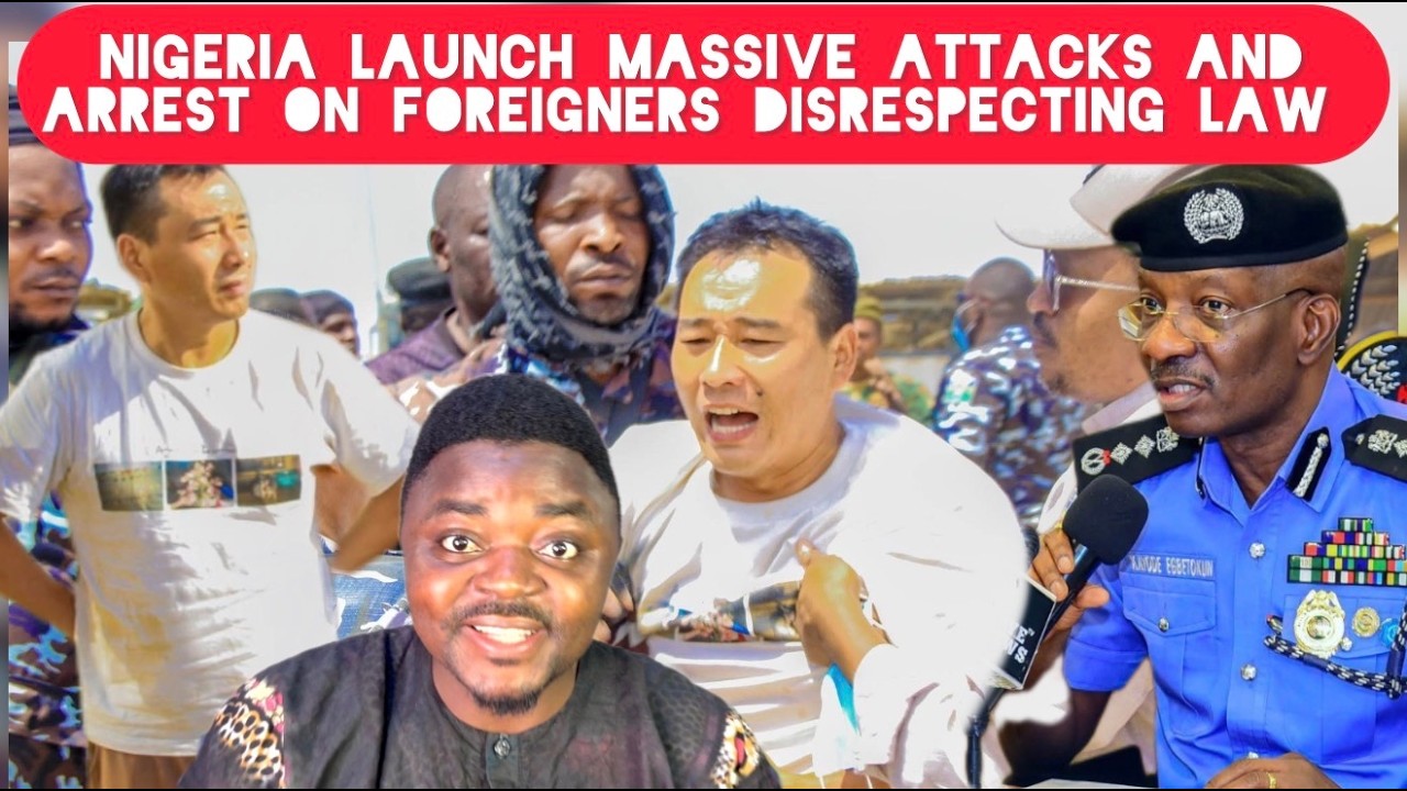 В Нигерии произошли массированные нападения и аресты иностранцев, нарушающих нигерийские законы.