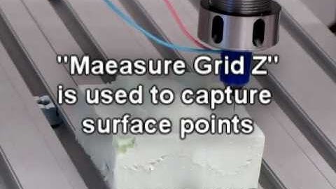 CNC USB Controller - Measuring surface and generating STL file