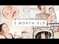 DITL WITH A 3 MONTH OLD | Milestones, Routine &amp; Shopping Trip | Boobie Superfoods | Lovevery Toys