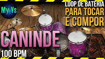 🥁 LOOP de Bateria CANINDÉ para Tocar e Compor | bpm 115 [Atualizado]
