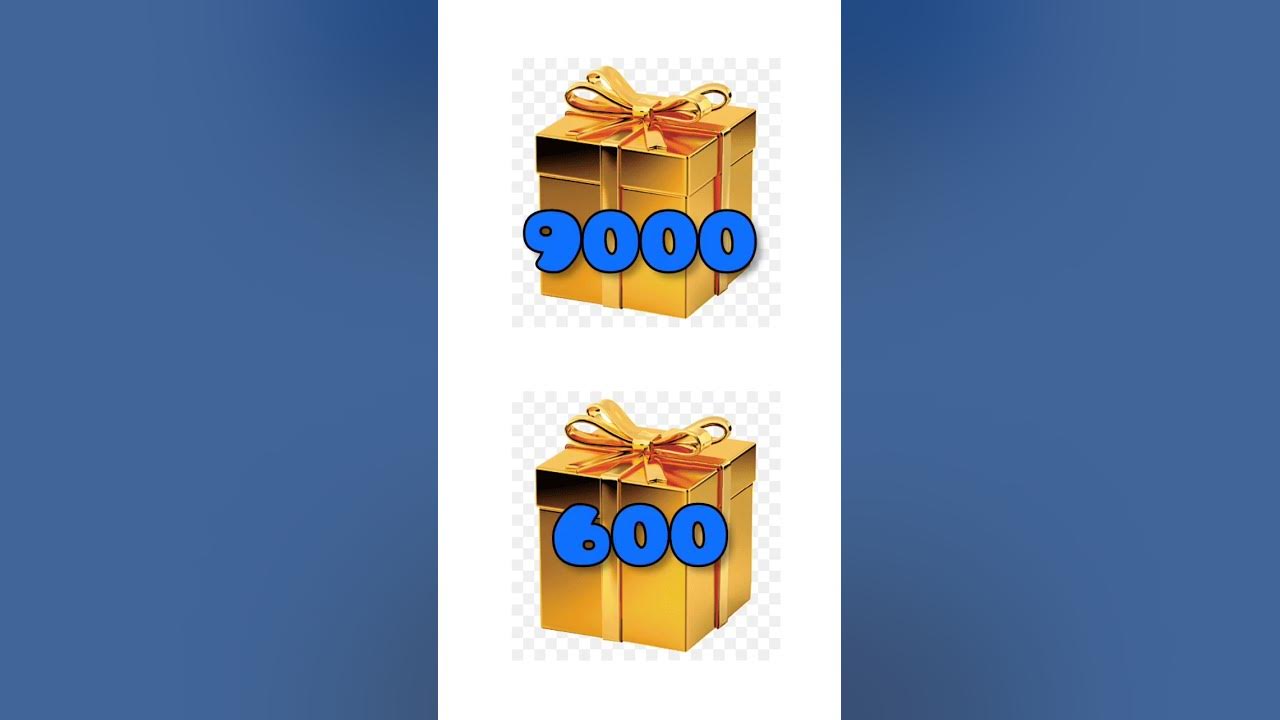 Gift 9000 VS 600 YouTube