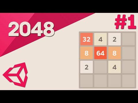 Видео: 2048 на Unity [#1] / Игровое поле