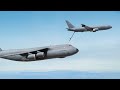 Skilled Pilots Refueling US Air Force Largest Plane Ever Made