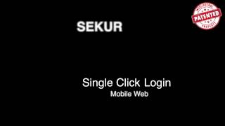 Sekur Me Login - No User IDs, no Passwords. Resimi