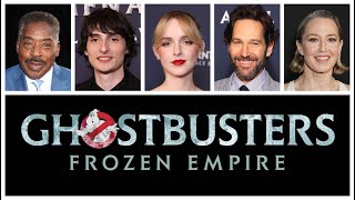 Ernie Hudson, Finn Wolfhard, McKenna Grace, Paul Rudd & Carrie Coon talk Ghostbusters: Frozen Empire