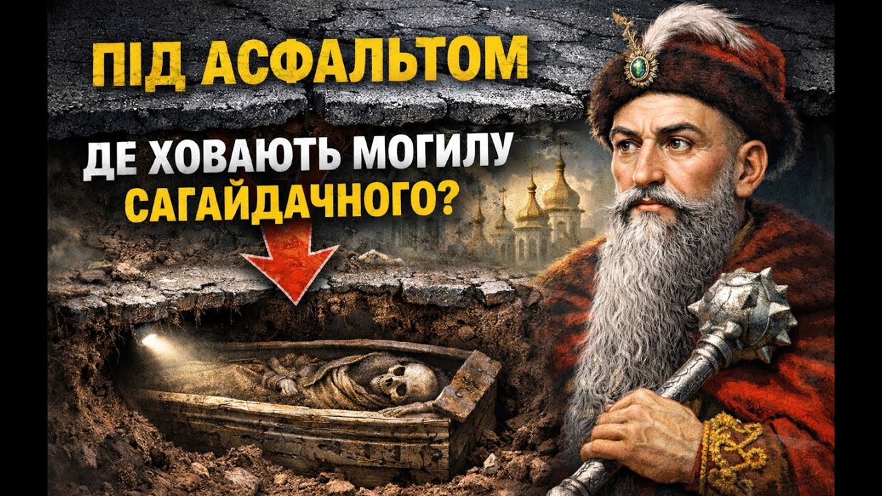 Під асфальтом. Де ховають могилу Сагайдачного?