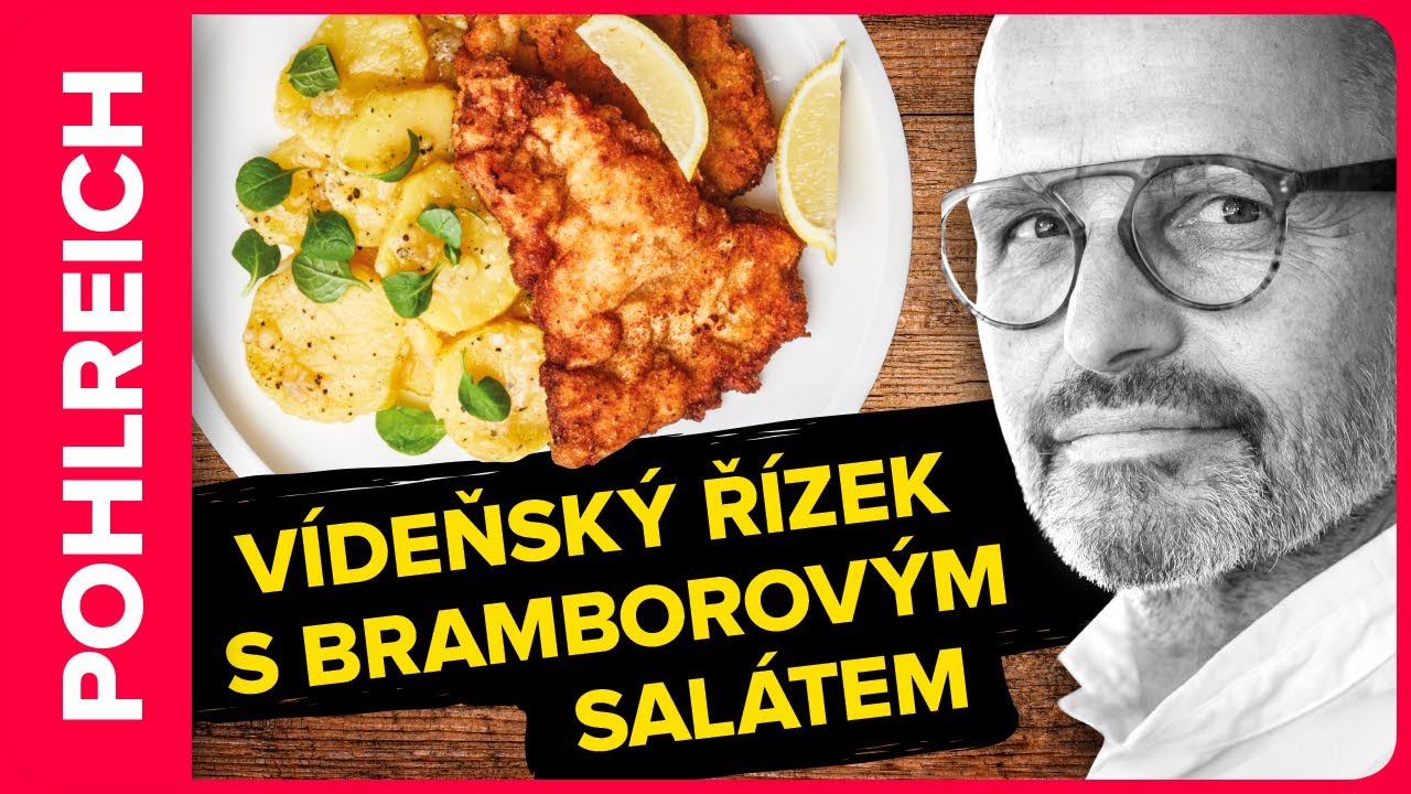 Vídeňský ŘÍZEK s teplým bramborovým salátem podle Zdeňka Pohlreicha