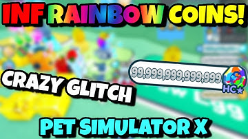 How To Get INFINITE RAINBOW COINS IN PET SIMULATOR X!