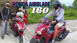 BUYING MY DREAM MOTORCYCLE | NEW HONDA AIRBLADE 160!! | FIRST IMPRESSION | TEST RIDE