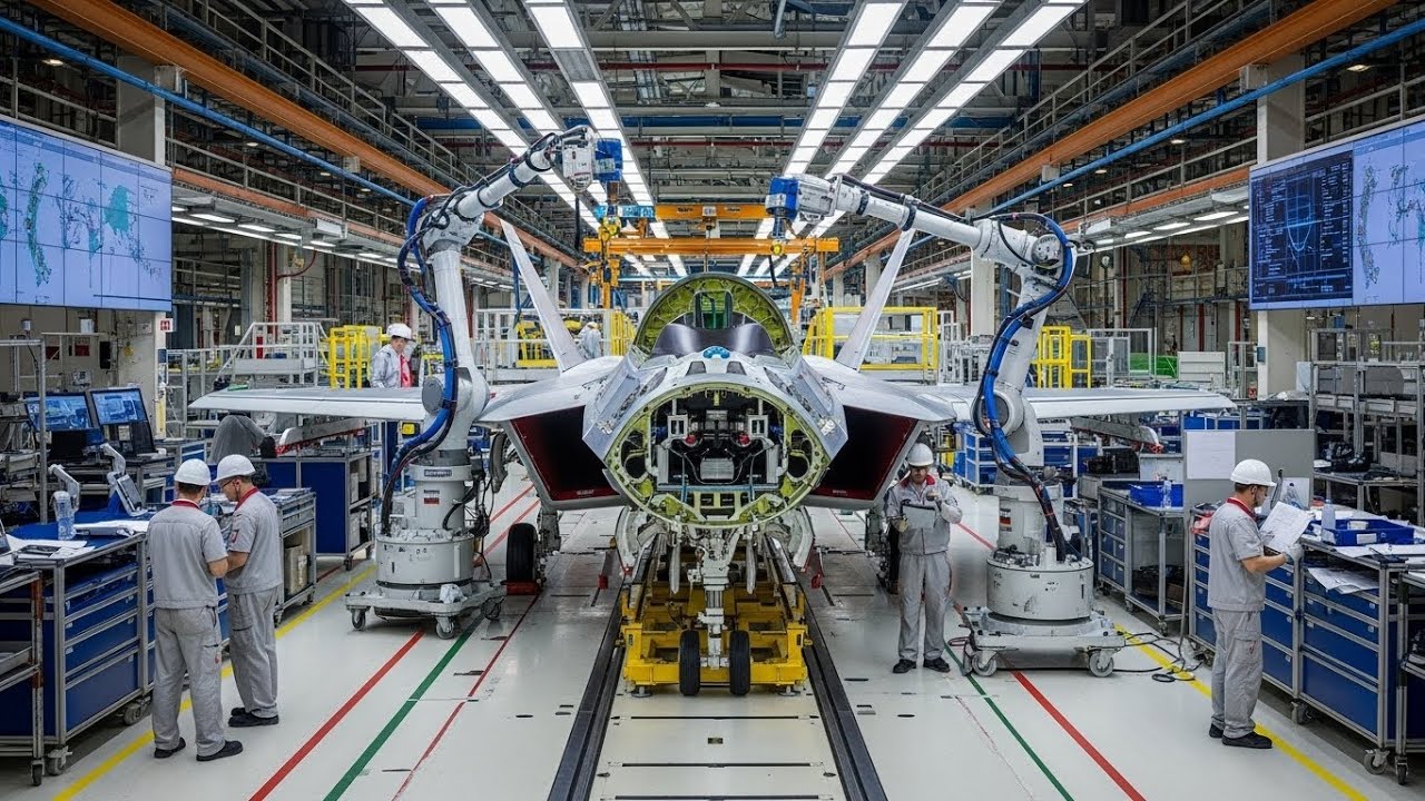 Inside the Factory: How the F-15EX Eagle II Fighter Jet Is Manufactured (Step-by-Step)