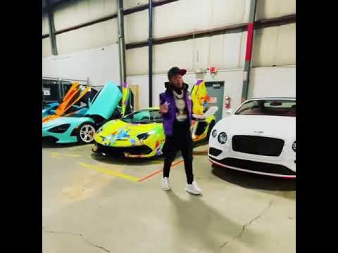 6ix9ine 69 tekashi show off his car collection  on Instagram 🚐🚗