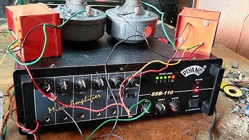 Connect LT transformer driver unit  with piyano amphilifire(bangla video)