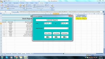 Inventory Management in Excel VBA Tutorial Part 10  - SUMIFS WITH DATE CRITERIA [REPORTS]