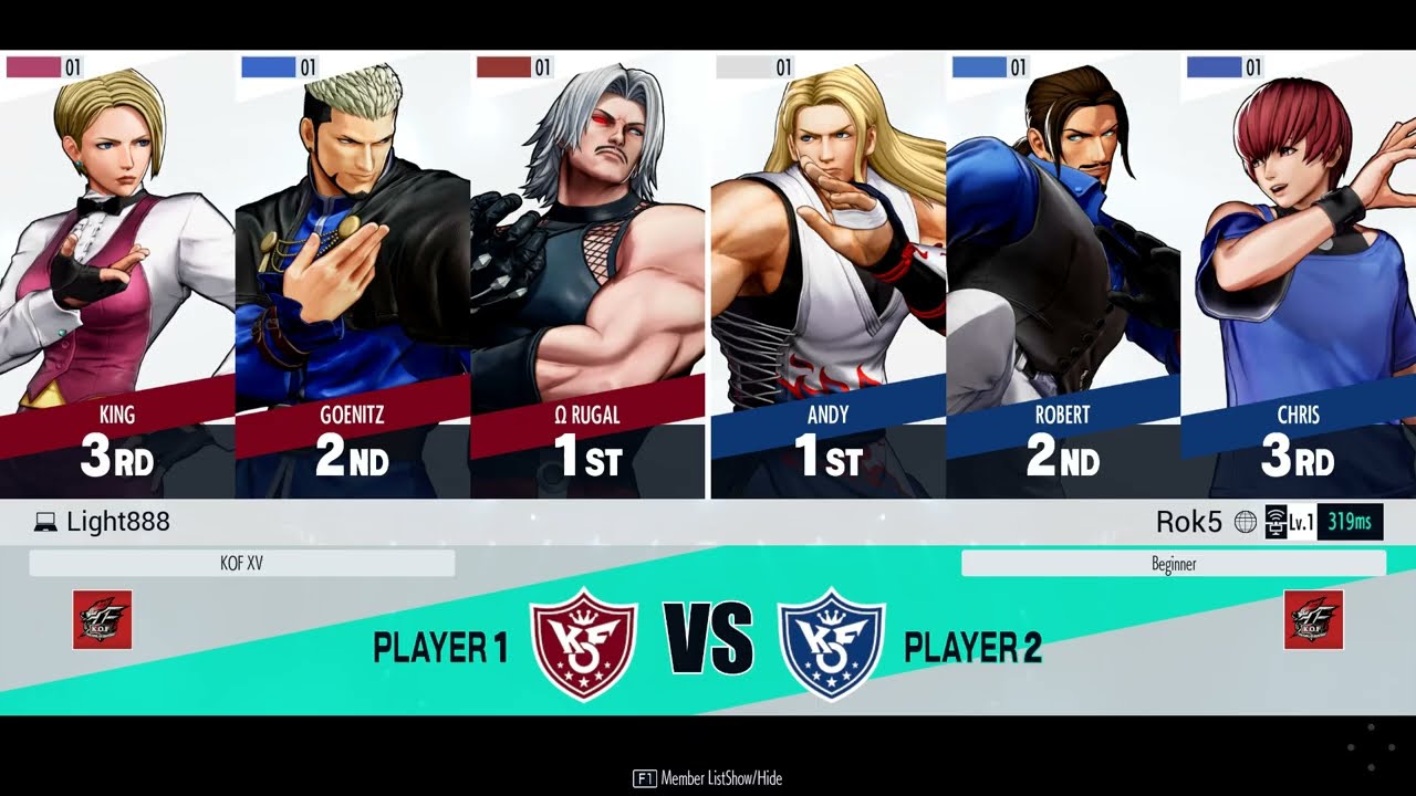 KOF XV - Private Games #1 with @napzgames ​