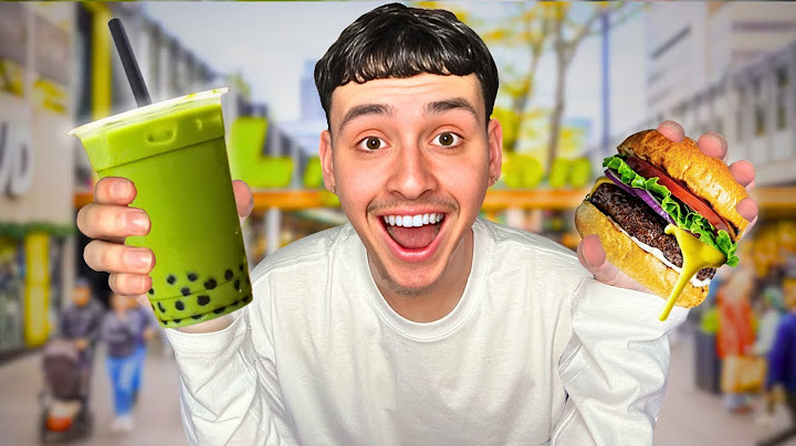 Ik Probeer Viral TikTok Eten in Rotterdam!🍔🧋