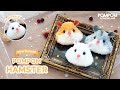 DIY Tutorial - How to Make a Pompom Hamster - 動物ぽんぽん - Hướng dẫn làm pompom chuột hamster