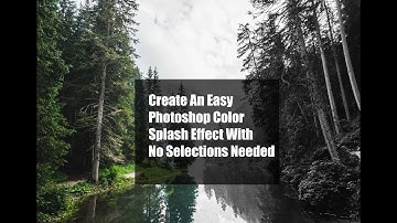 Create An Easy Photoshop Color Splash Effect With No Selections Needed
