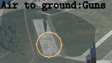 F 5 air to ground guns tutorial