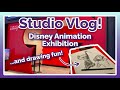 Visiting the Disney Magic of Animation Exhibition in Wellington | Studio Vlog