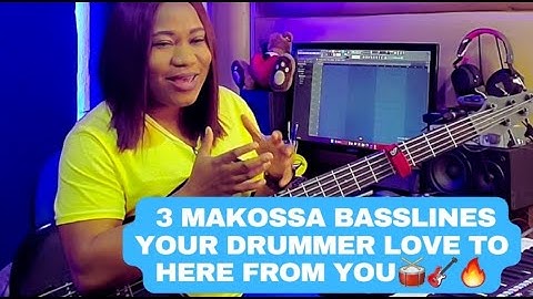 Three (3) Makossa Basslines your drummer love to hear from you🥁🎸🔥
