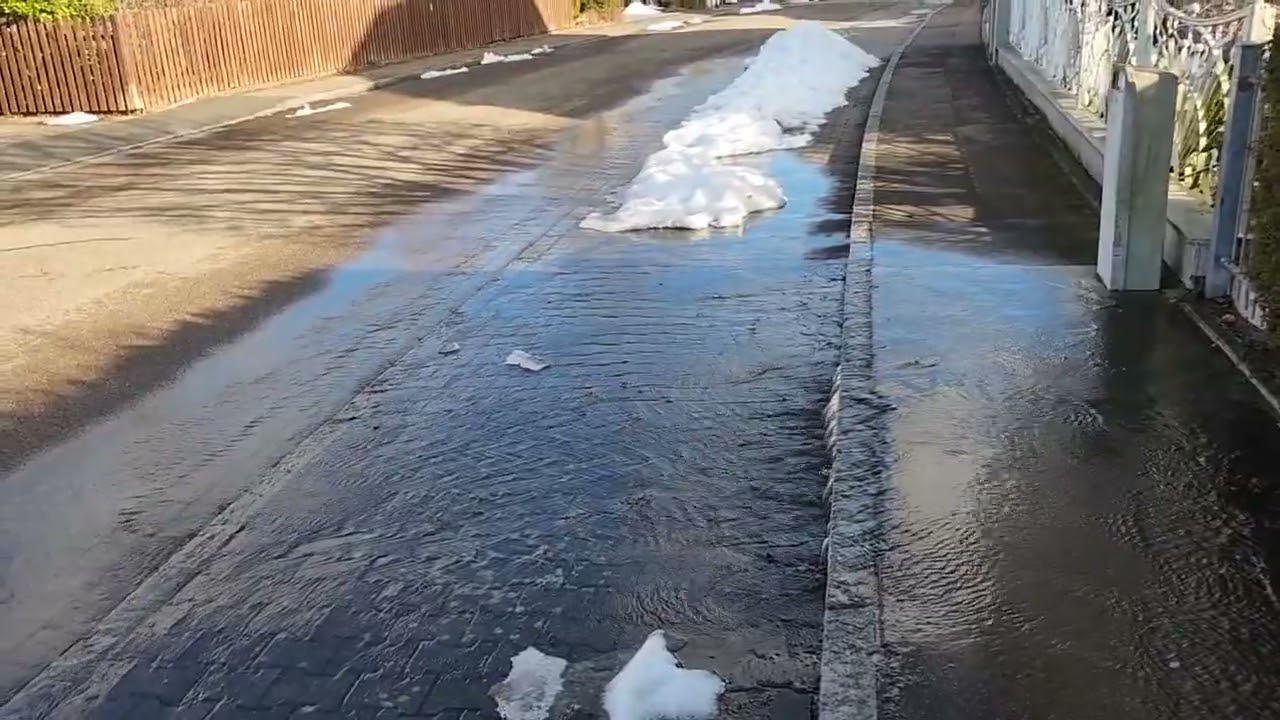 Schneeschmelze Wolkersdorf 08.02.2026