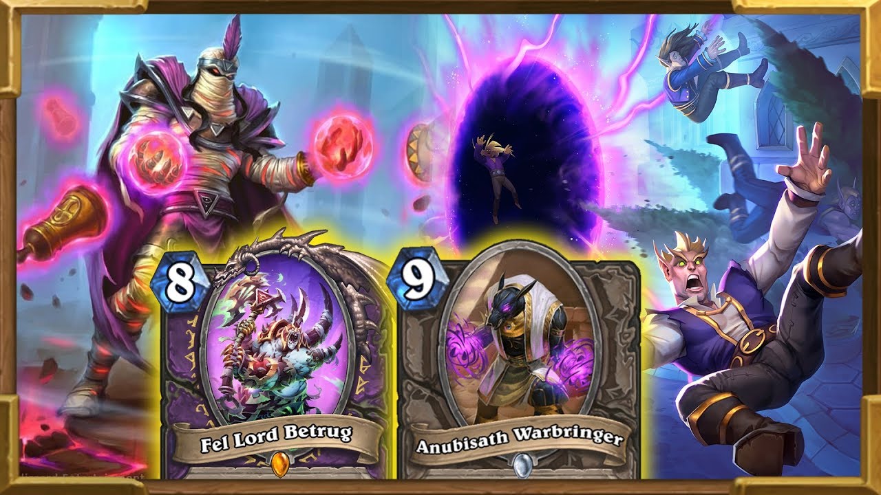 Hearthstone: Quest Warlock OTK With  Anubisath And Fel Lord Betrug Part 2 | Saviors Of Uldum