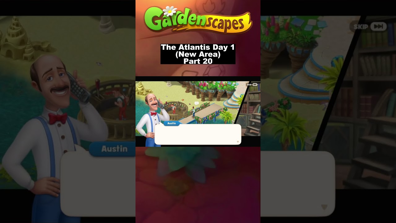 The Atlantis Day 1 (New Area) Part 20 | Area 19 | GARDENSCAPES 