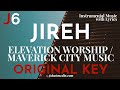 Elevation worship  maverick city music  jireh instrumental music and lyrics original key