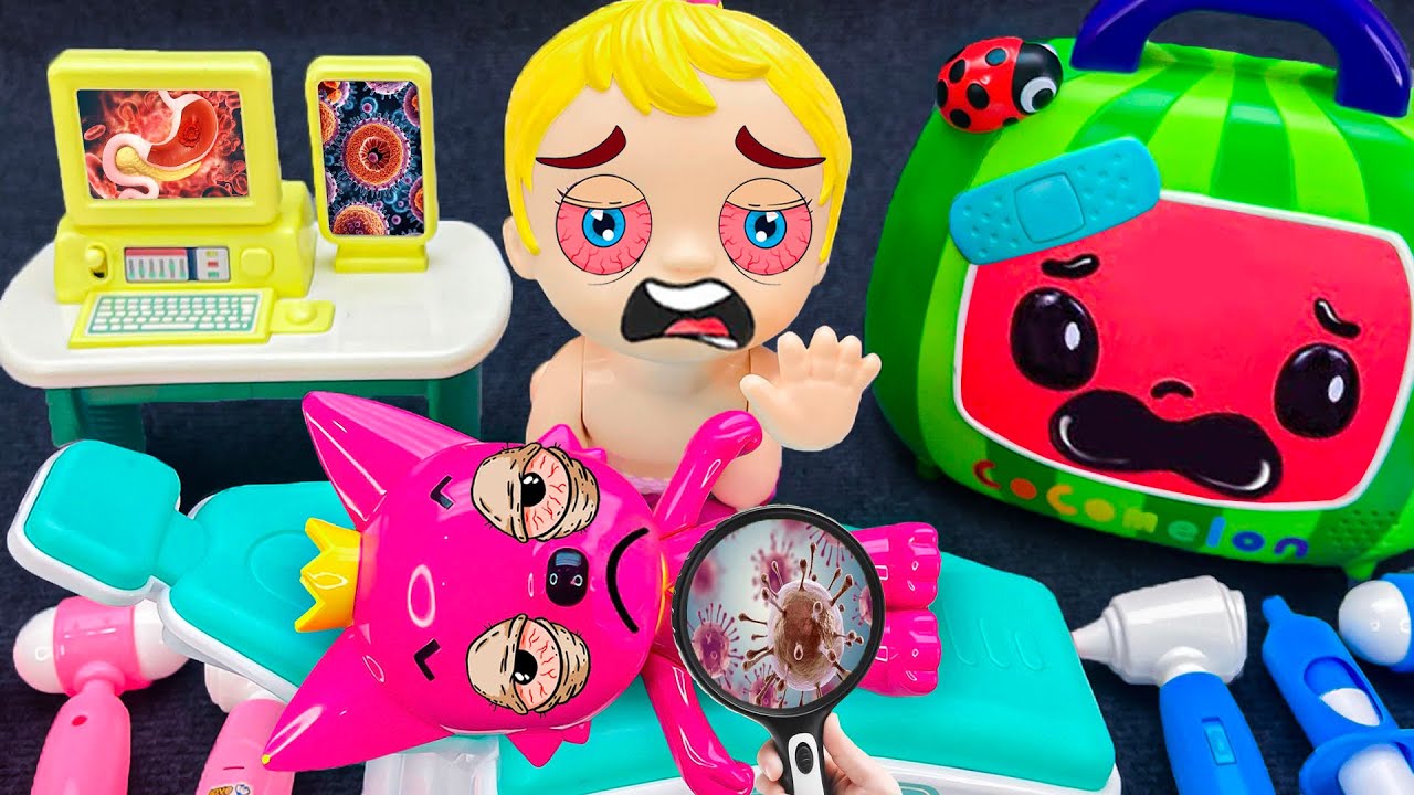10 Minutes Satisfying with Barbie Doctor Toys First Aid Pinkfong, Ambulance Car ASMR | Mina Toys