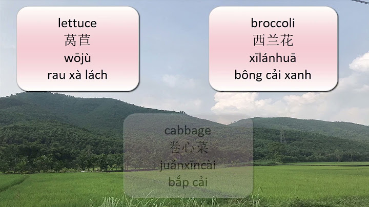 Khoai lang tiếng trung là gì