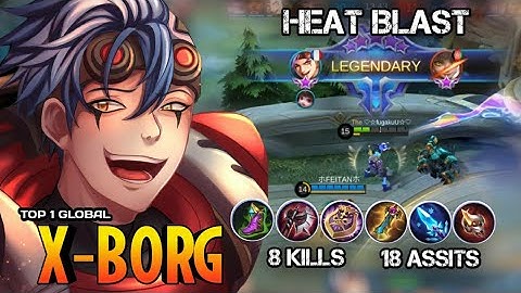 XBORG TOP 1 GLOBAL GAMEPLAY | Xborg best build and emblem 2020 - mobile legends