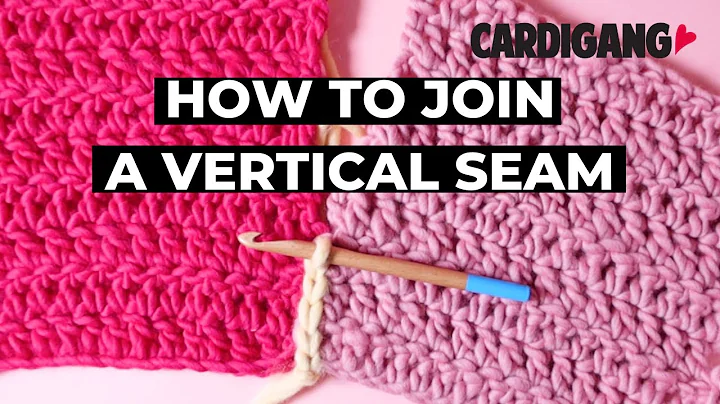 How to join a vertical seam | Crochet Tutorial | Learn how to Crochet with Cardigang